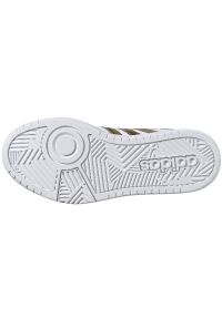 Adidas - Buty adidas Hoops 3.0 W HP7972 białe. Okazja: na co dzień. Zapięcie: sznurówki. Kolor: biały. Materiał: syntetyk, skóra. Szerokość cholewki: normalna #4