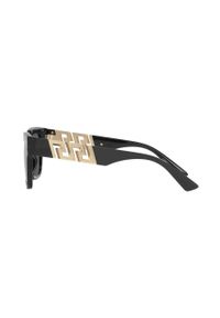 VERSACE - Versace okulary przeciwsłoneczne męskie kolor czarny. Kolor: czarny