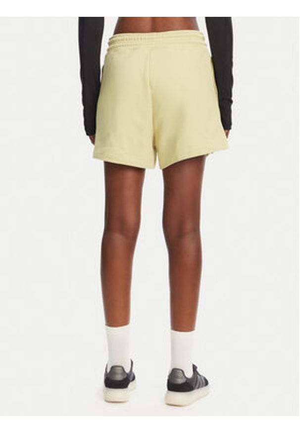 Adidas by Stella McCartney - adidas by Stella McCartney Szorty sportowe Stella McCartney True Casuals JI5059 Żółty Loose Fit. Kolor: żółty. Materiał: bawełna
