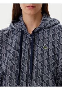 Lacoste Bluza SF7606 Granatowy Regular Fit. Kolor: niebieski. Materiał: bawełna, syntetyk