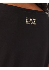 EA7 Emporio Armani T-Shirt 7W001444 AF10373 MC004 Czarny Slim Fit. Kolor: czarny. Materiał: bawełna #3
