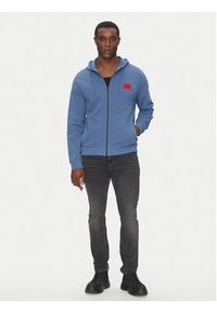 Hugo - HUGO Bluza Daple212 50447972 Niebieski Regular Fit. Kolor: niebieski. Materiał: bawełna #4