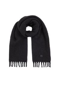 Tommy Jeans Szalik Tjw Cosy Knit Scarf AW0AW15904 Czarny. Kolor: czarny. Materiał: syntetyk