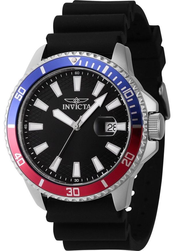 Zegarek Invicta Zegarek marki Invicta model 4613 kolor Czarny. Akcesoria męski. Sezon: Cały rok NoSize. Kolor: czarny