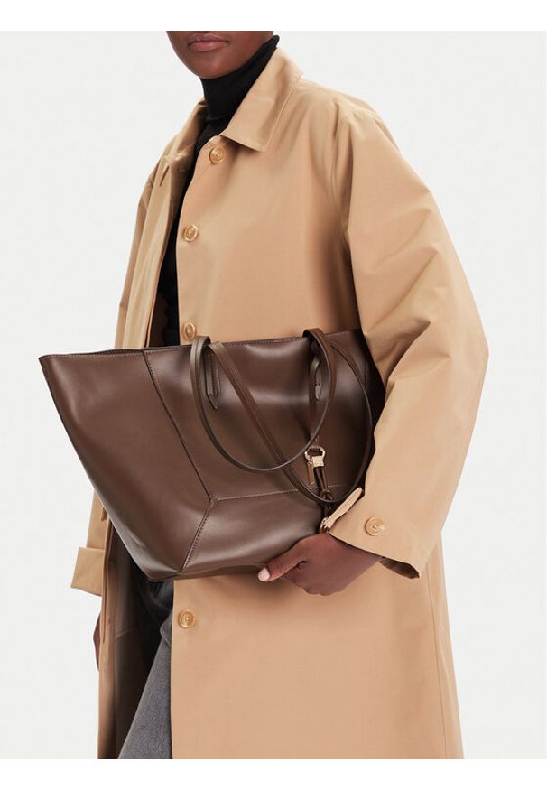 Aldo Torebka Salubris 14143624 Brązowy. Kolor: brązowy. Materiał: skórzane