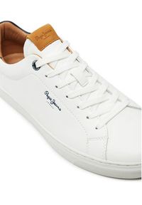 Pepe Jeans Sneakersy Camden Club M PMS00020 Biały. Kolor: biały. Materiał: skóra #4