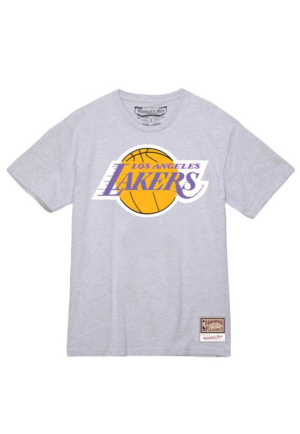 Mitchell & Ness - Koszulka Los Angeles Lakers NBA Team Logo. Kolor: szary