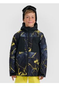 4f - 4F Kurtka narciarska membrana 8000 chłopięca - multikolor 122 (6-7 lat). Kolor: wielokolorowy. Materiał: poliester, materiał. Sezon: lato #1