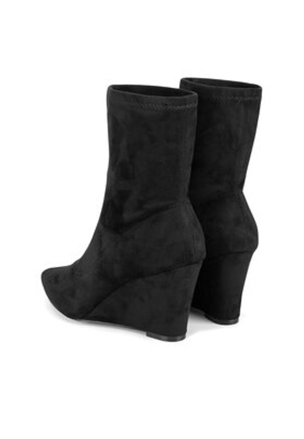 Jenny Fairy Botki WYL3859-9 Czarny. Kolor: czarny. Materiał: materiał