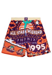 Mitchell & Ness - Szorty NBA All Star. Kolor: fioletowy, pomarańczowy, wielokolorowy. Sport: koszykówka #1