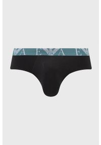 Emporio Armani Underwear Slipy (3-pack) 111734.2R715 męskie kolor czarny. Kolor: czarny. Materiał: materiał #3