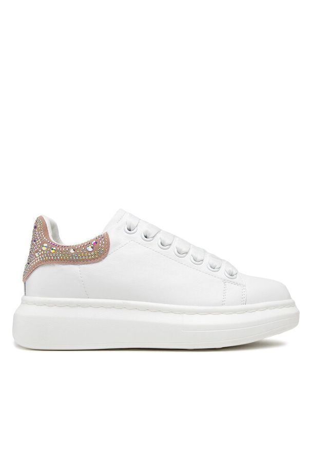 Sneakersy GOE. Kolor: biały