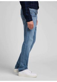 Lee - LEE RIDER MĘSKIE SPODNIE JEANSOWE JEANSY DŻINSY MID STONE WASH L701NLWL