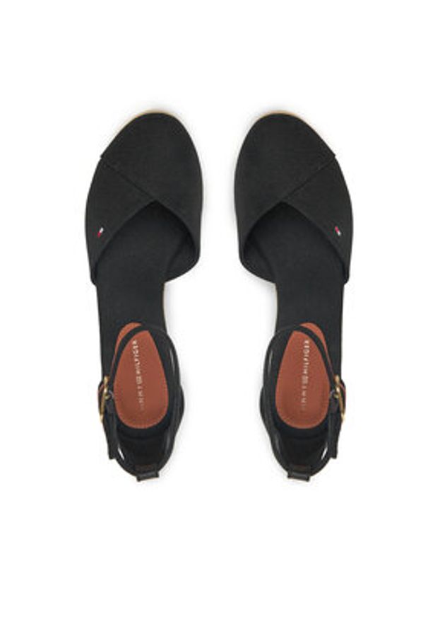 TOMMY HILFIGER - Tommy Hilfiger Espadryle FW0FW08657 Czarny. Kolor: czarny. Materiał: materiał