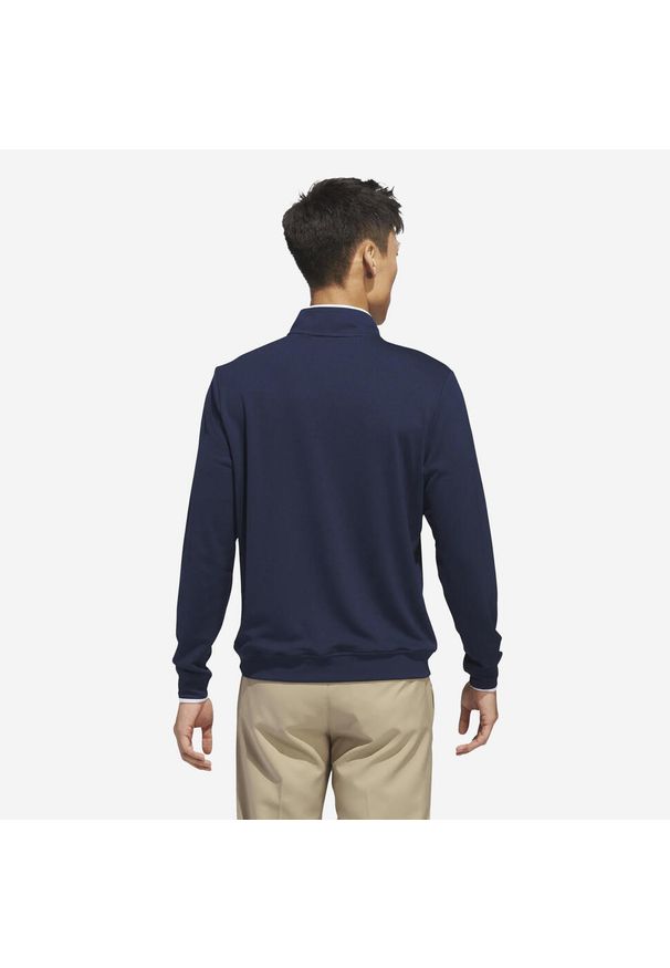 Adidas - Kurtka do golfa ADIDAS męska. Typ kołnierza: golf. Materiał: dzianina. Sport: golf