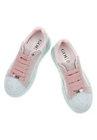 GOE - Wielobarwne Sneakersy Goe Błyszczące Stylowe Obuwie Damskie. Okazja: na co dzień. Materiał: materiał. Wzór: aplikacja. Styl: elegancki #6