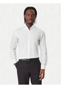Hugo - HUGO Koszula C-Jason 50293691 Biały Slim Fit. Kolor: biały. Materiał: bawełna #1