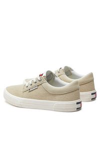 Tommy Jeans Tenisówki Tjw Vulc Skate Derby EN0EN02494 Beżowy. Kolor: beżowy. Materiał: materiał