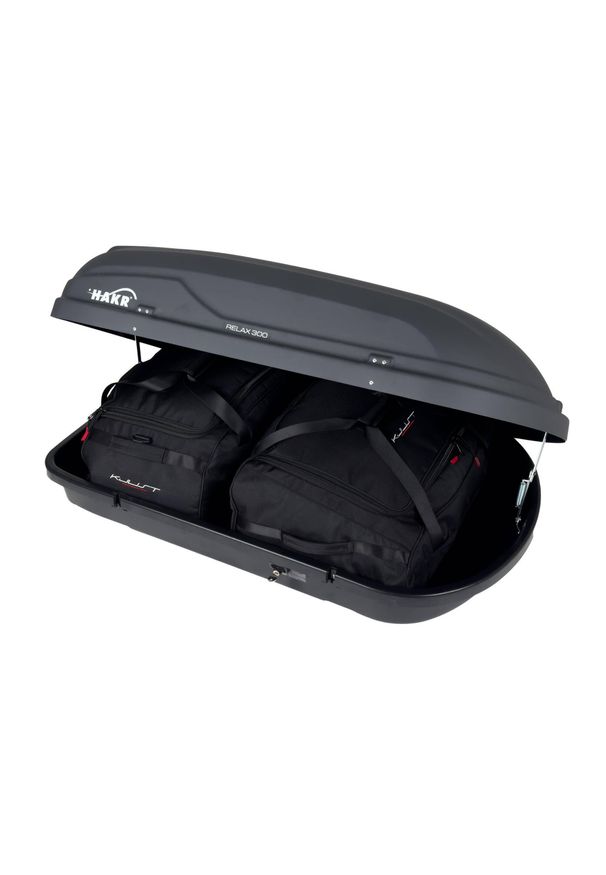 KJUST - Torby Do Boksu Dachowego Hakr Relax 300 2Szt Kjust. Kolor: czarny. Styl: sportowy