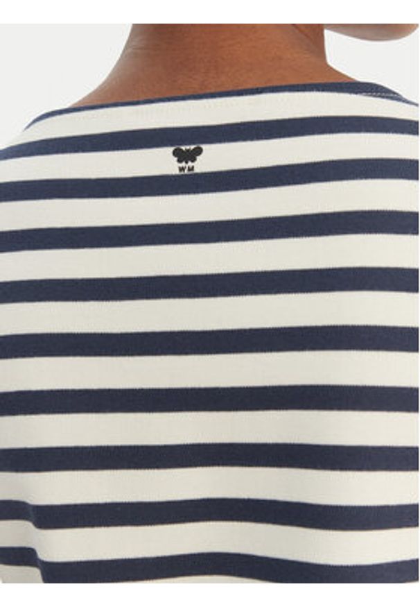Weekend Max Mara Top Multih 2615941092 Granatowy Regular Fit. Kolor: niebieski. Materiał: bawełna