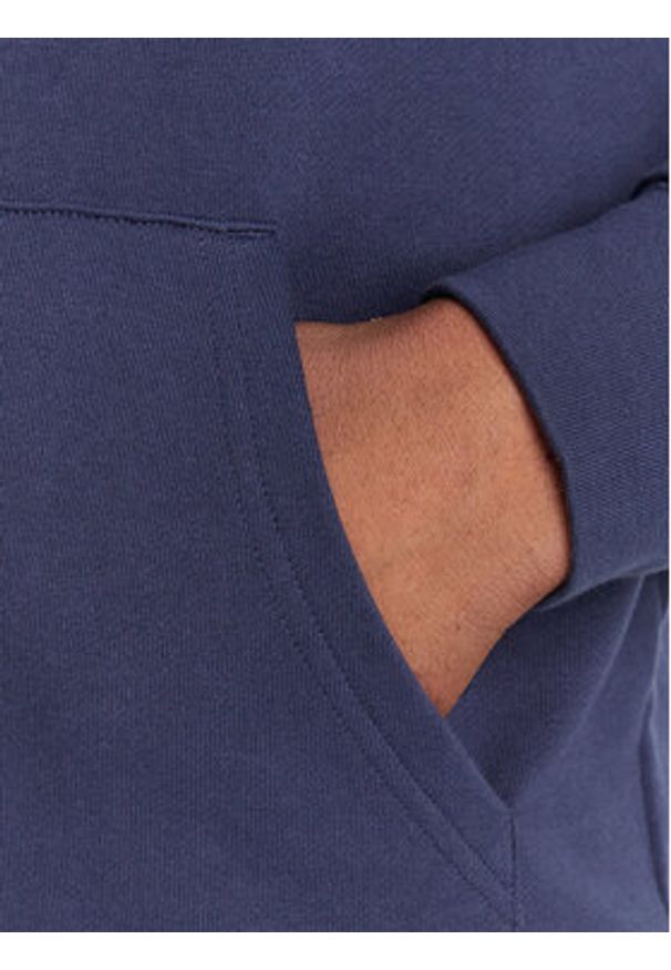 Wrangler Bluza Sign Off 112350542 Granatowy Regular Fit. Kolor: niebieski. Materiał: bawełna