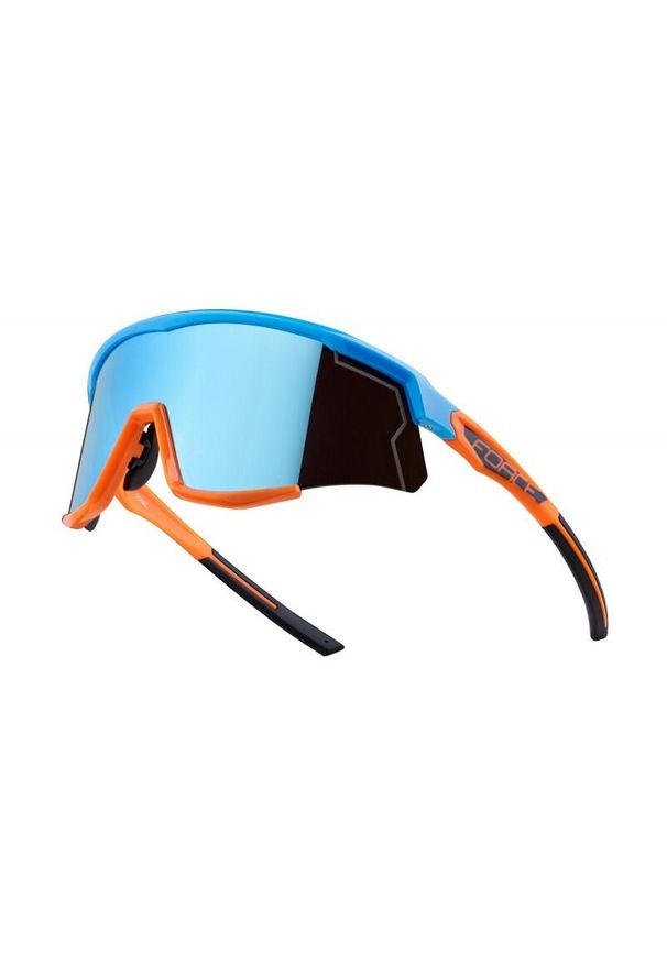 FORCE - Okulary rowerowe przeciwsłoneczne Force Sonic. Kolor: niebieski, wielokolorowy, pomarańczowy