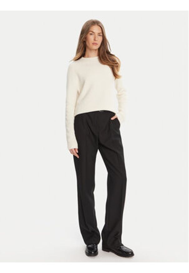 BOSS Sweter Febisan 50478315 Écru Regular Fit. Materiał: wełna