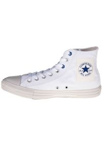 Buty Converse Chuck Taylor All Star High Top U 165051C białe. Okazja: na co dzień. Kolor: biały. Materiał: materiał, syntetyk, guma. Styl: casual #5