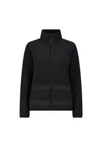 Bluza damska turystyczna CMP 34H0416. Kolor: czarny. Sport: turystyka piesza