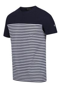 Regatta T-Shirt Shorebay RMT266 Granatowy Regular Fit. Kolor: niebieski. Materiał: bawełna #3