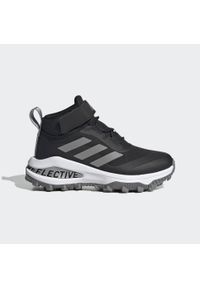 Adidas - Buty do biegania dla dzieci adidas Fortarun All Terrain Cloudfoam Sport. Kolor: czarny, szary, biały, wielokolorowy. Sezon: lato, zima. Model: Adidas Cloudfoam. Sport: turystyka piesza