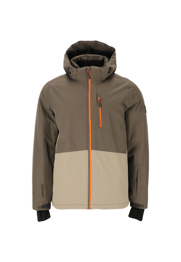 Kurtka narciarska Whistler Drizzle 10000. Kolor: brązowy, beżowy, wielokolorowy. Sezon: zima. Sport: narciarstwo