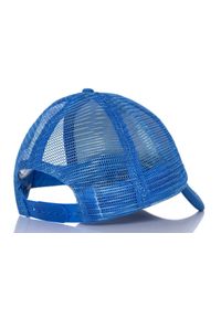 Wrangler - DAMSKA CZAPKA WRANGLER BY KABEL CAP NAUTICAL BLUE W0M2591V2. Wzór: napisy. Styl: klasyczny