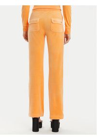 Juicy Couture Spodnie dresowe Del Ray JCAP180 Pomarańczowy Regular Fit. Kolor: pomarańczowy. Materiał: syntetyk #5