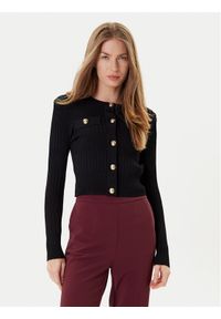 Marciano Guess Kardigan 5YGR32 5881Z Czarny Regular Fit. Kolor: czarny. Materiał: wiskoza