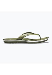 Japonki plażowe dla dorosłych Crocs Crocband Flip. Okazja: na plażę. Kolor: biały, wielokolorowy, żółty. Materiał: materiał, syntetyk