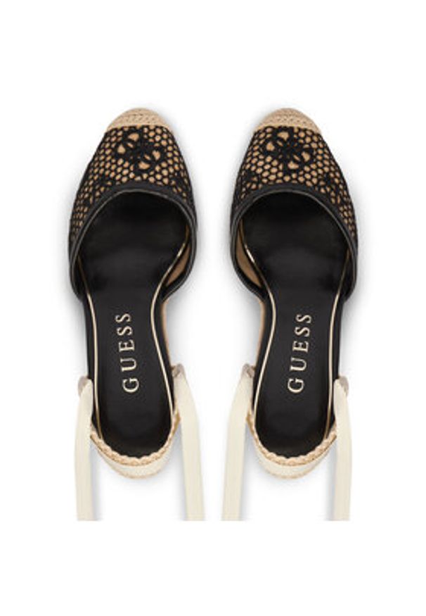 Guess Espadryle FLJCHY FAL04 Czarny. Kolor: czarny. Materiał: materiał
