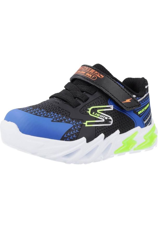 skechers - Tenisówki Skechers Model Flex-glow Bolt Kolor Czarny. Kolor: czarny. Materiał: syntetyk, tkanina. Model: Skechers Sport. Sport: turystyka piesza