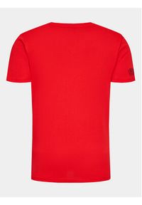 Musto T-Shirt 64 Channel 82505 Czerwony Regular Fit. Kolor: czerwony. Materiał: bawełna