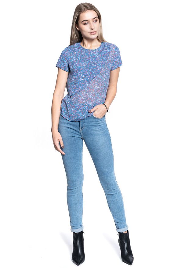 Mustang - KOSZULKA DAMSKA MUSTANG ELSA AOP BLOUSE 1009454 11756