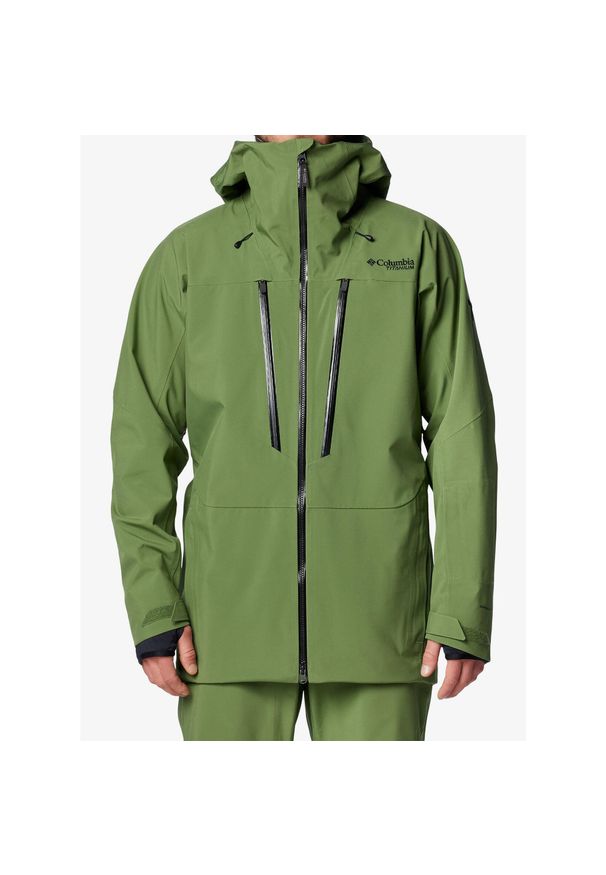 columbia - Kurtka narciarska męska Columbia Platinum Peak II 3L Shell. Kolor: zielony. Sezon: zima. Styl: wakacyjny