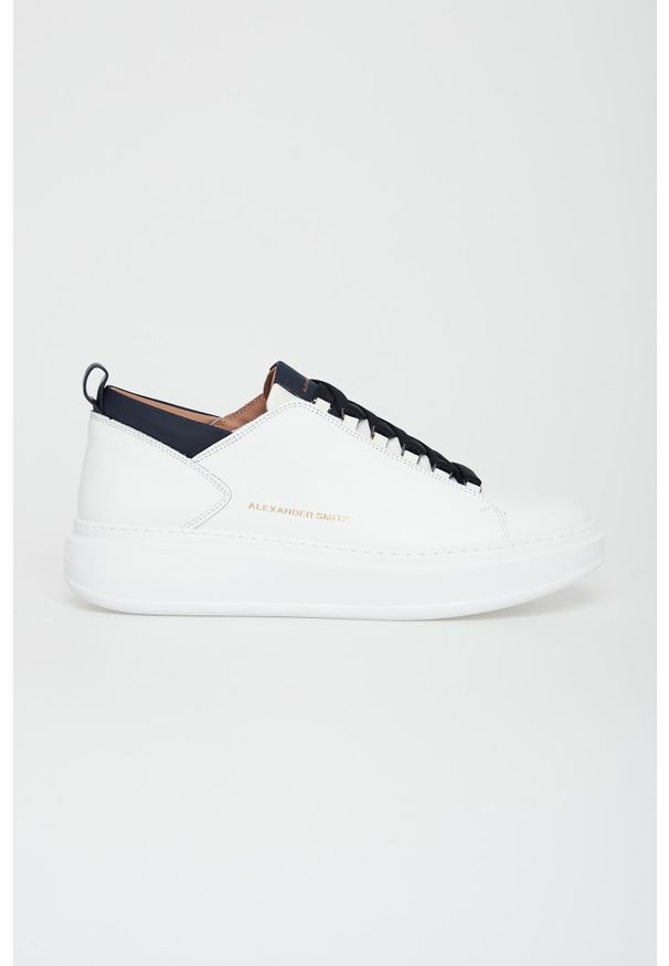 Alexander Smith - Sneakersy męskie skórzane ALEXANDER SMITH. Materiał: skóra