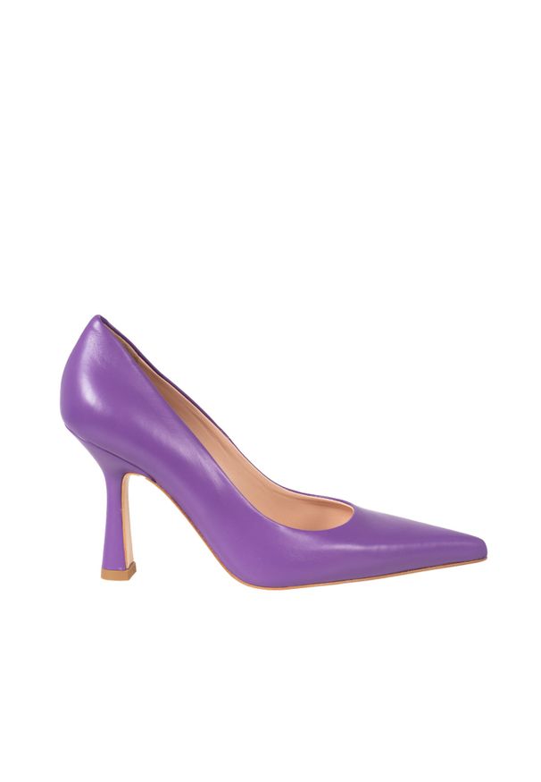 Liu Jo Szpilki "Pointy" | SA2325 PXD84 | Kobieta | Fioletowy. Okazja: na spotkanie biznesowe. Kolor: fioletowy. Materiał: skóra. Sezon: lato. Obcas: na szpilce. Styl: biznesowy, elegancki
