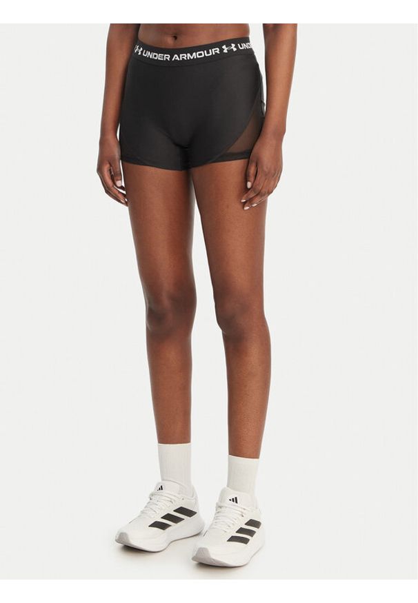 Under Armour Szorty sportowe HeatGear® 6011354 Czarny Slim Fit. Kolor: czarny. Materiał: syntetyk