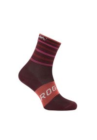 ROGELLI - Skarpetki sportowe damskie Rogelli Stripe. Kolor: czerwony, wielokolorowy, różowy. Sport: kolarstwo #1