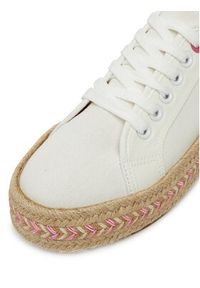 DeeZee Espadryle ZYKS306 Biały. Kolor: biały. Materiał: materiał #5