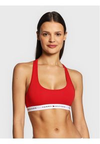 TOMMY HILFIGER - Tommy Hilfiger Biustonosz top UW0UW03820 Czerwony. Kolor: czerwony. Materiał: bawełna #1