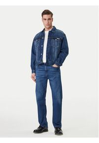 Calvin Klein Jeans Kurtka jeansowa 90s LV04RF705G Granatowy Regular Fit. Kolor: niebieski. Materiał: bawełna #3