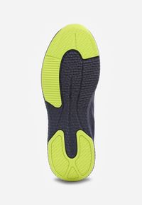 Born2be - Niebiesko-Zielone Buty Sportowe Sneakersy z Ozdobnym Paskiem z Boku Damamene. Okazja: na co dzień. Zapięcie: pasek. Kolor: niebieski. Materiał: jeans, dresówka #4