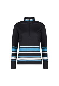 Golf damska narciarska CMP 31L0826. Okazja: na co dzień. Typ kołnierza: golf. Kolor: niebieski. Styl: sportowy, casual. Sport: narciarstwo, golf